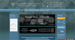Desktop Screenshot of diamonds-diamante.com